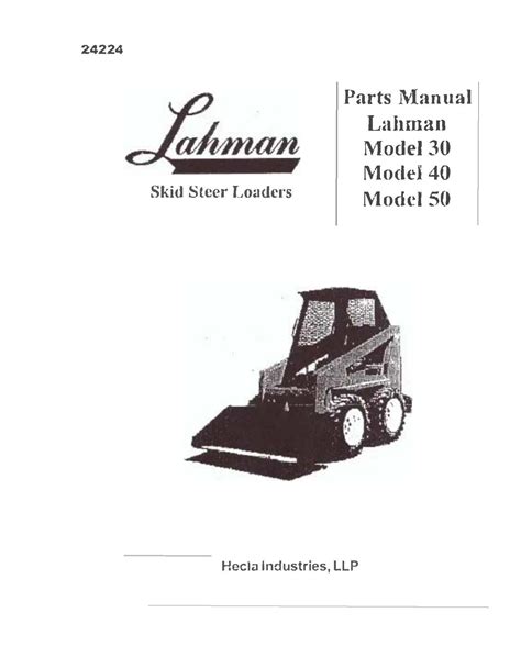 lahman skidsteer parts diagram